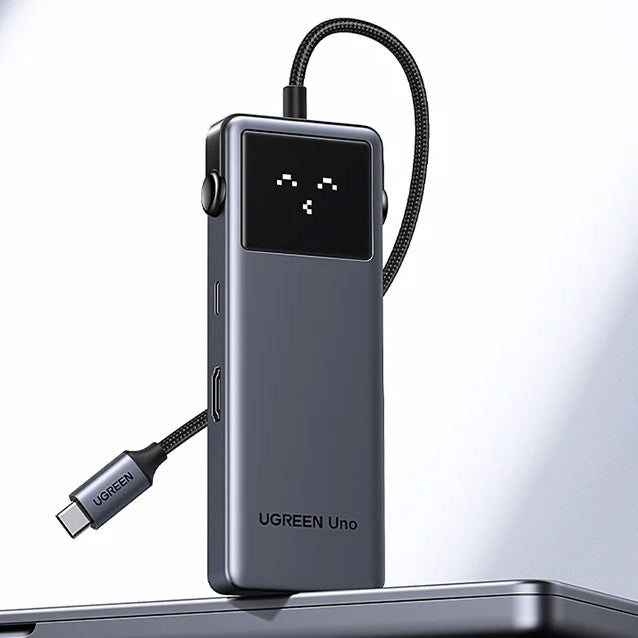 HUB 6in1, HDMI 4K/60Hz, 3x USB-A, USB-C, USB-C PD 100W, 5 Gb/s, Ugreen CM889, Grau