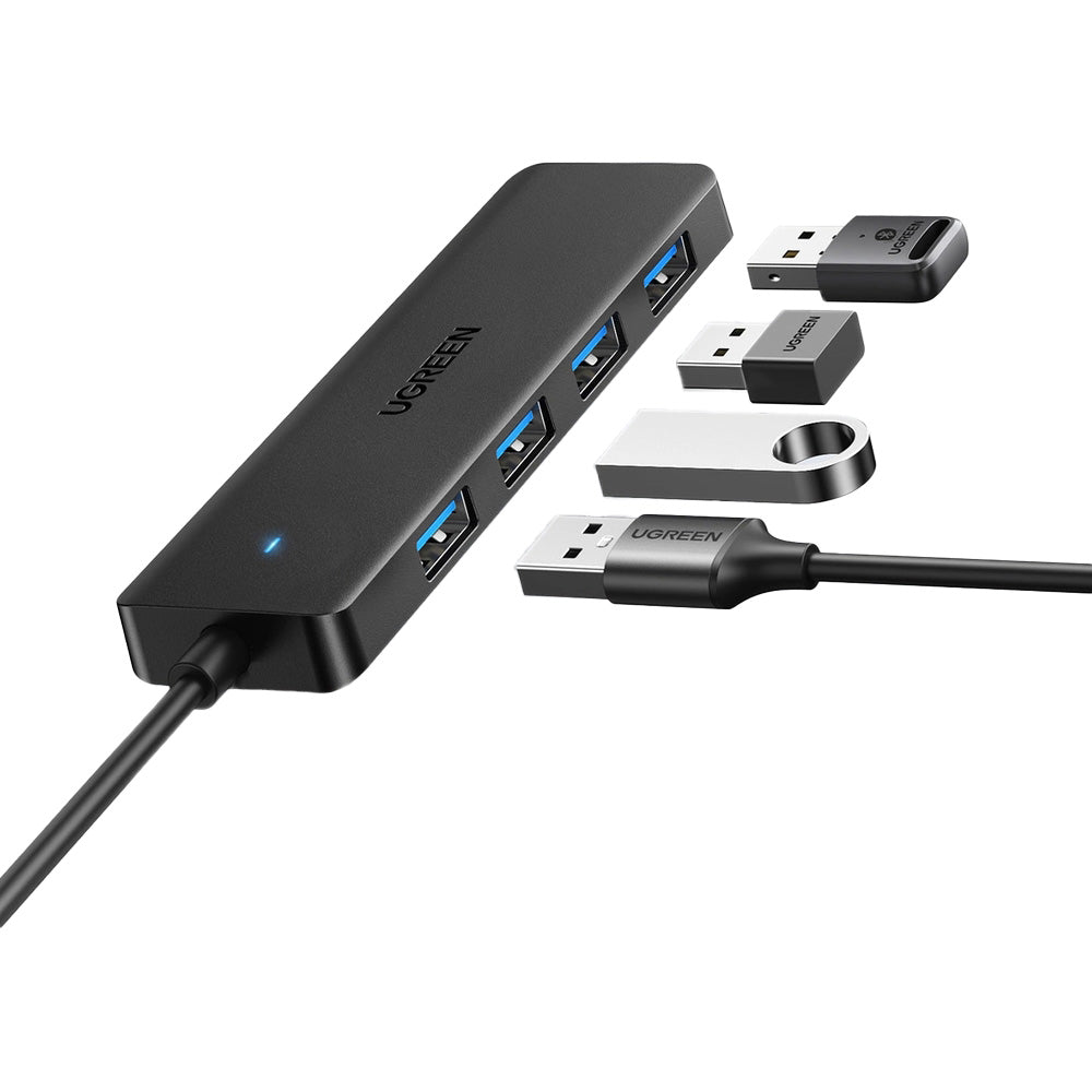 Hub USB-A - 4x USB 3.0, Ugreen CM319, Schwarz