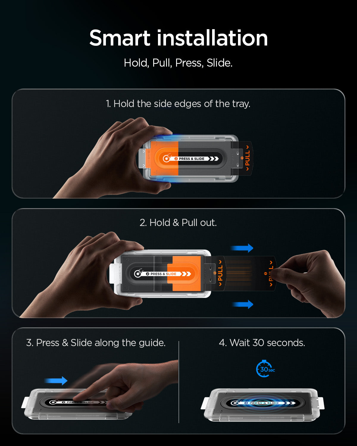 Glas + Applikator für Galaxy Z Fold7 / Fold8 Ultra, Spigen Glas.tR EZ Fit Pro (AC) Privacy 2-Pack (12/18)