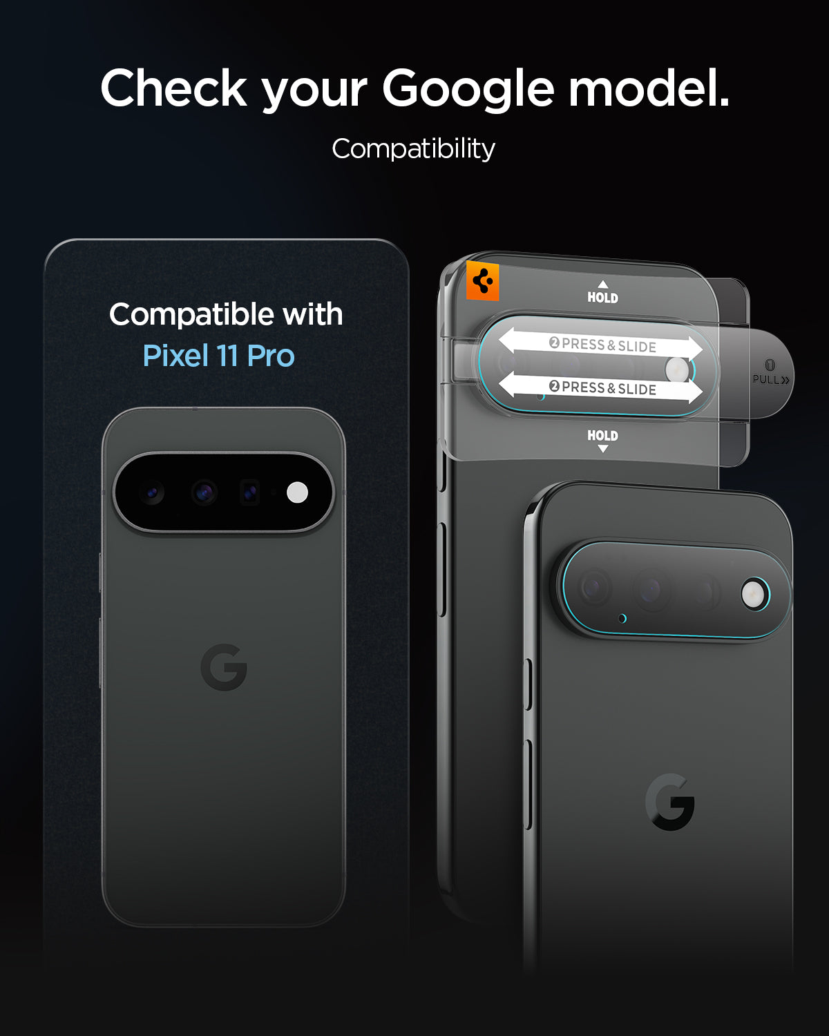 Glas für die Kamera für Google Pixel 11 Pro, Spigen Glas.tR EZ Fit Optik Pro 2-Pack, Transparent (16/16)