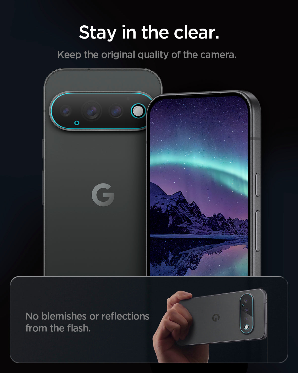 Glas für die Kamera für Google Pixel 11 Pro XL, Spigen Glas.tR EZ Fit Optik Pro 2-Pack, Transparent (8/16)