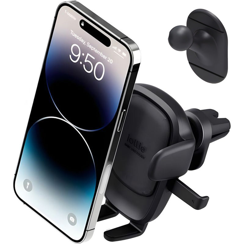 Auto Handyhalterung für Lüftungsgitter / Cockpit, iOttie Easy One Touch 6 Air Vent & Flush, Schwarz