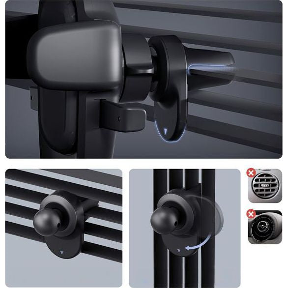 Auto Handyhalterung für Lüftungsgitter / Cockpit, iOttie Easy One Touch 6 Air Vent & Flush, Schwarz
