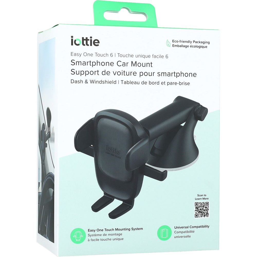 Auto Handyhalterung für Windschutzscheibe / Armaturenbrett, iOttie Easy One Touch 6 Dash & Windshield, Schwarz