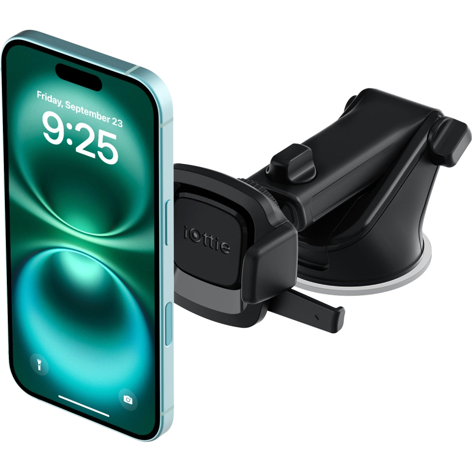 Auto Handyhalterung für Windschutzscheibe / Armaturenbrett, iOttie Easy One Touch Mini Pro, Schwarz
