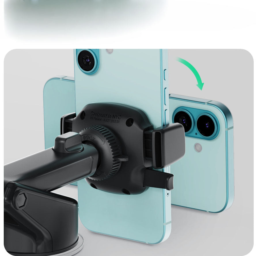 Auto Handyhalterung für Windschutzscheibe / Armaturenbrett, iOttie Easy One Touch Mini Pro, Schwarz