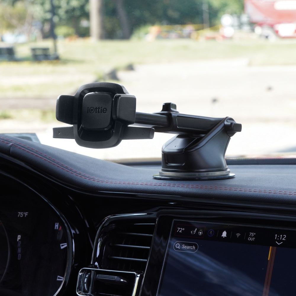 Auto Handyhalterung für Windschutzscheibe / Armaturenbrett, iOttie Easy One Touch Mini Pro, Schwarz