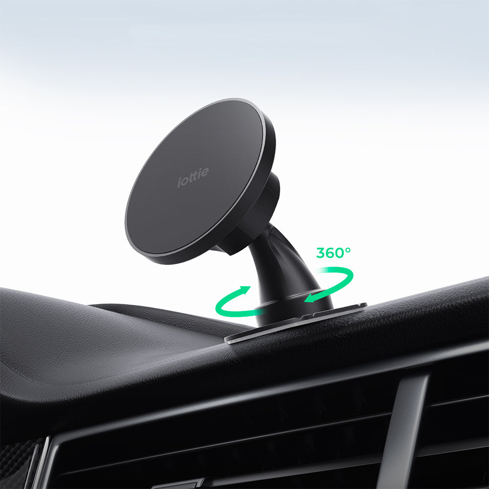 Magnetische Autohalterung für Klebeband, iOttie iTap 3, für MagSafe, Schwarz