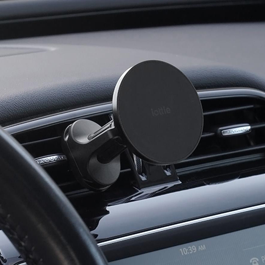 Magnetische Autohalterung für den Windschutzscheibengrill, iOttie iTap 3, für MagSafe, Schwarz