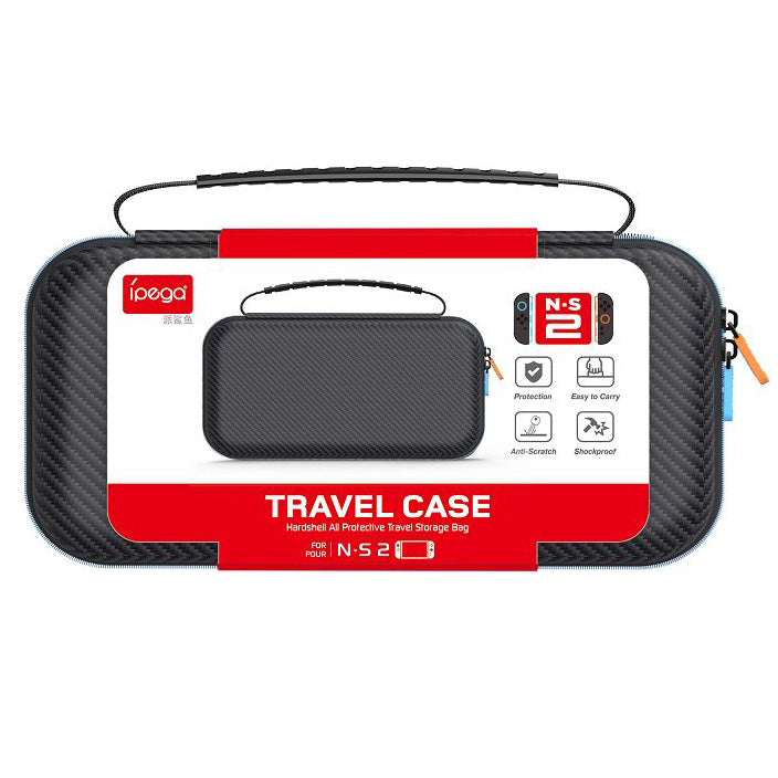 Hülle für Nintendo Switch 2, iPega SW2005A Travel Case, Schwarz