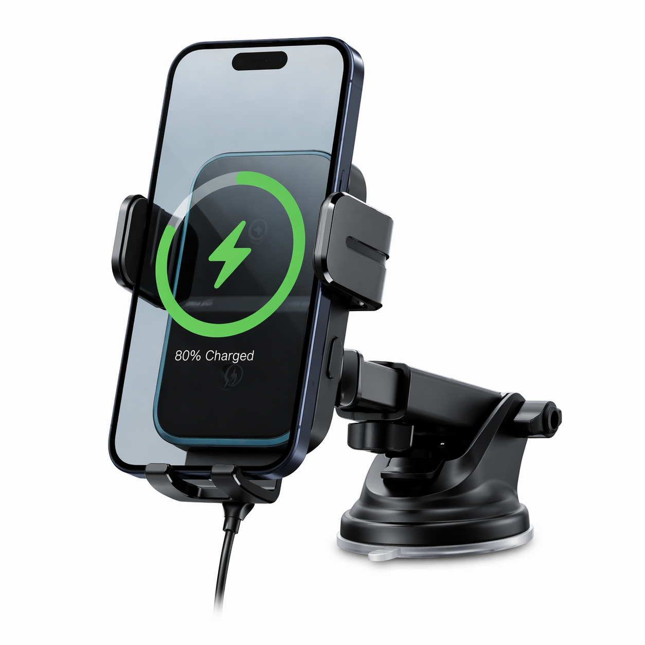 Mechanische Handy-Halterung für Cockpit, Joyroom ZS246 S, Schwarz