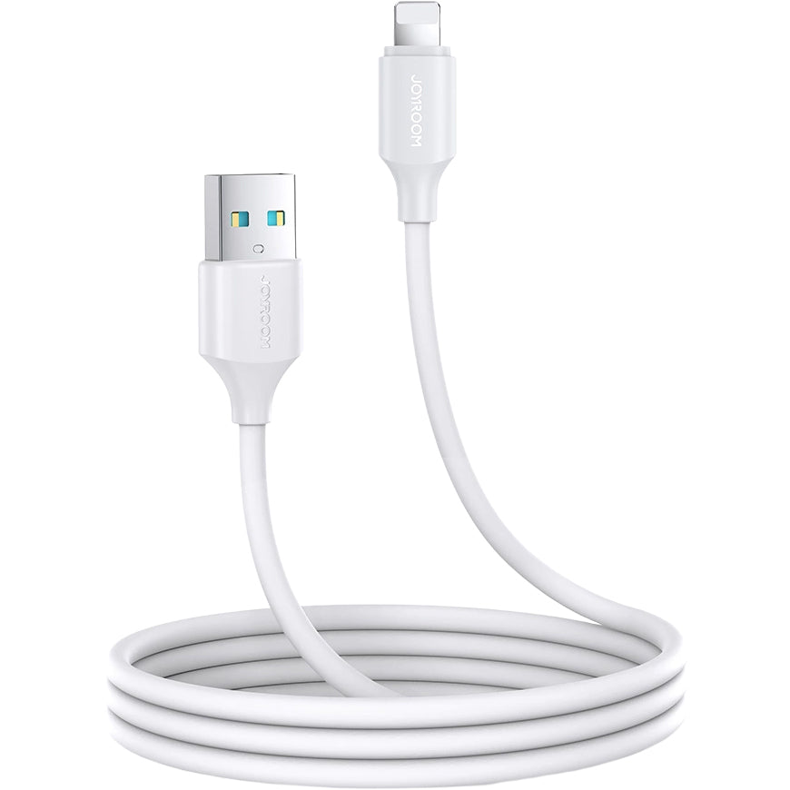 Ladekabel / Datenkabel USB-A zu Lightning, Joyroom Long-Lasting, 2.4A, 1m, Weiß