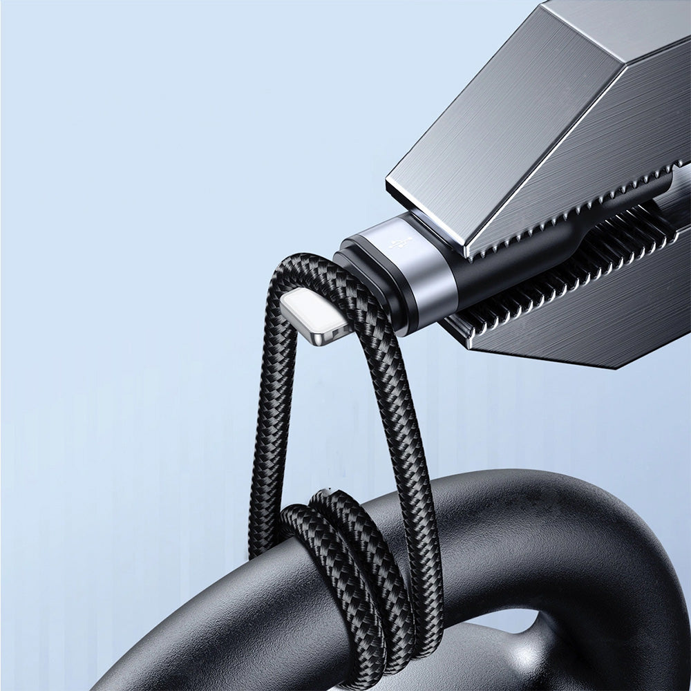 Ladekabel / Datenkabel USB-A zu 2x USB-C / Lightning / MicroUSB, Joyroom 4in1, 3.5A, 1,2m, Schwarz