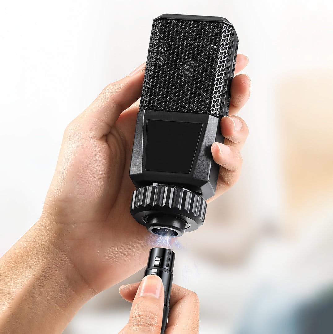 Audiokabel XLR (Buchse) auf 3,5 mm Mini-Jack (Stecker), Ugreen, 1 m, Schwarz