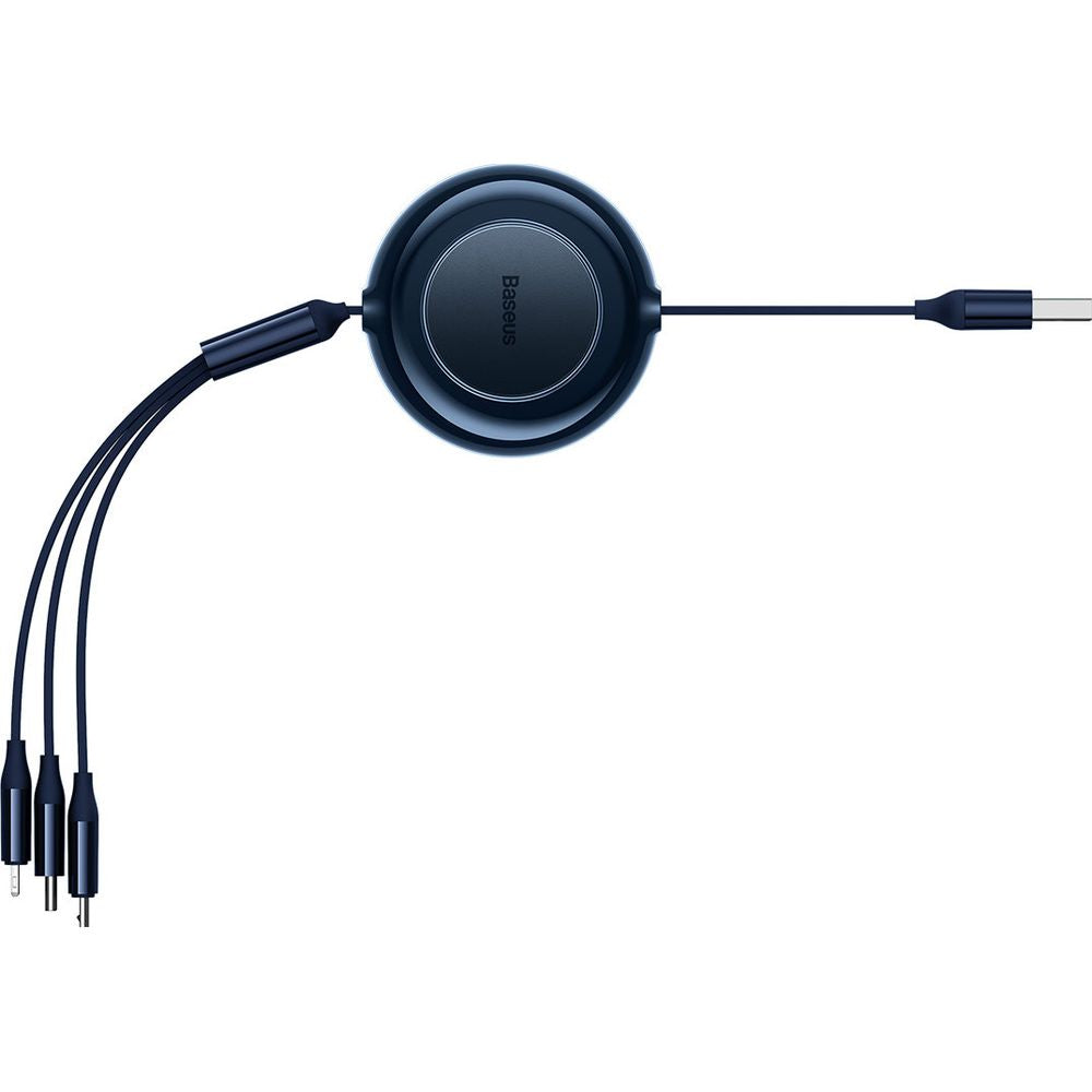 Kabel Baseus Bright Mirror 2 USB-A für Lightning / USB-C / MicroUSB 1,1 m, Blau