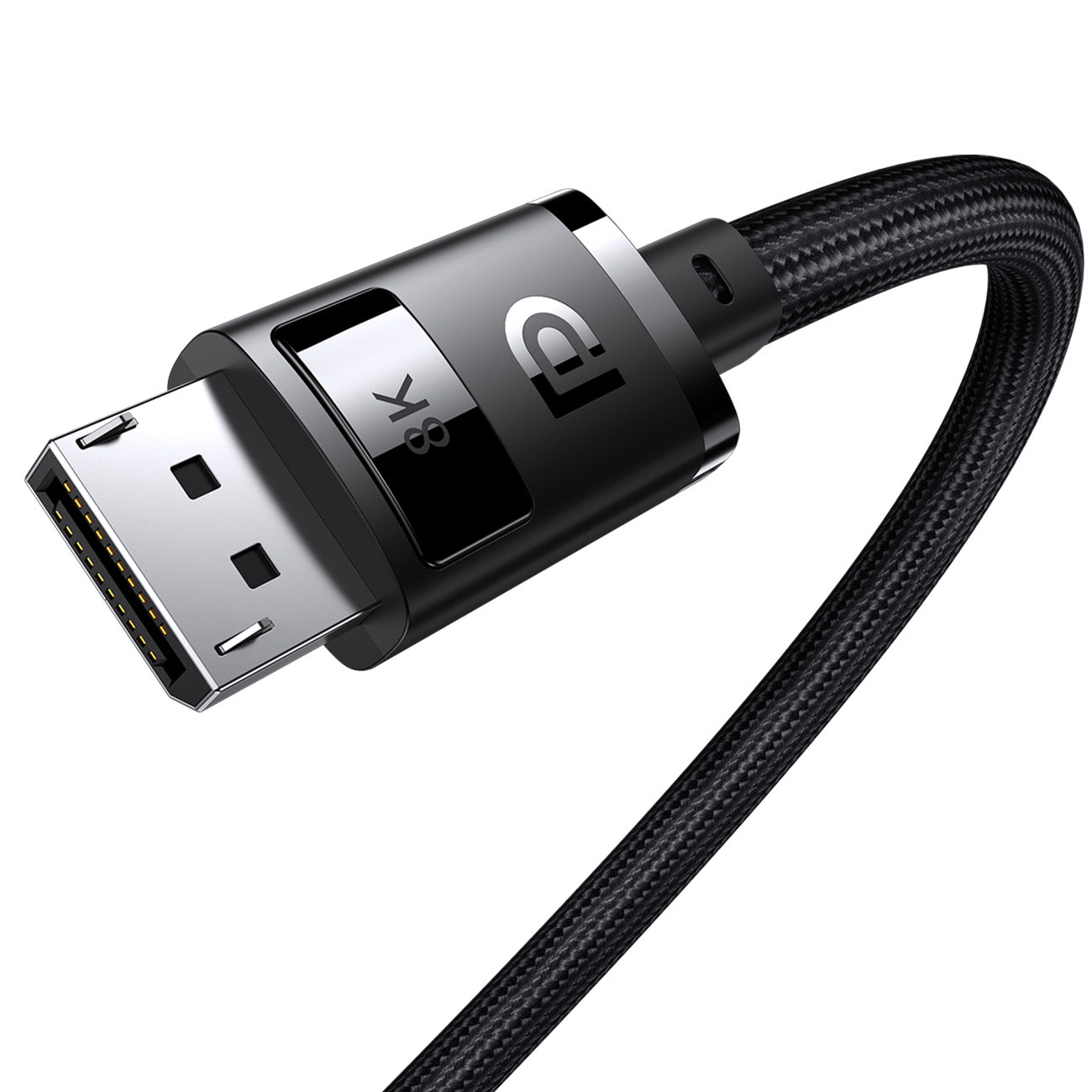 Baseus High Definition DisplayPort Kabel 8K 60Hz, HDR, 3D, 1,5m, Schwarz