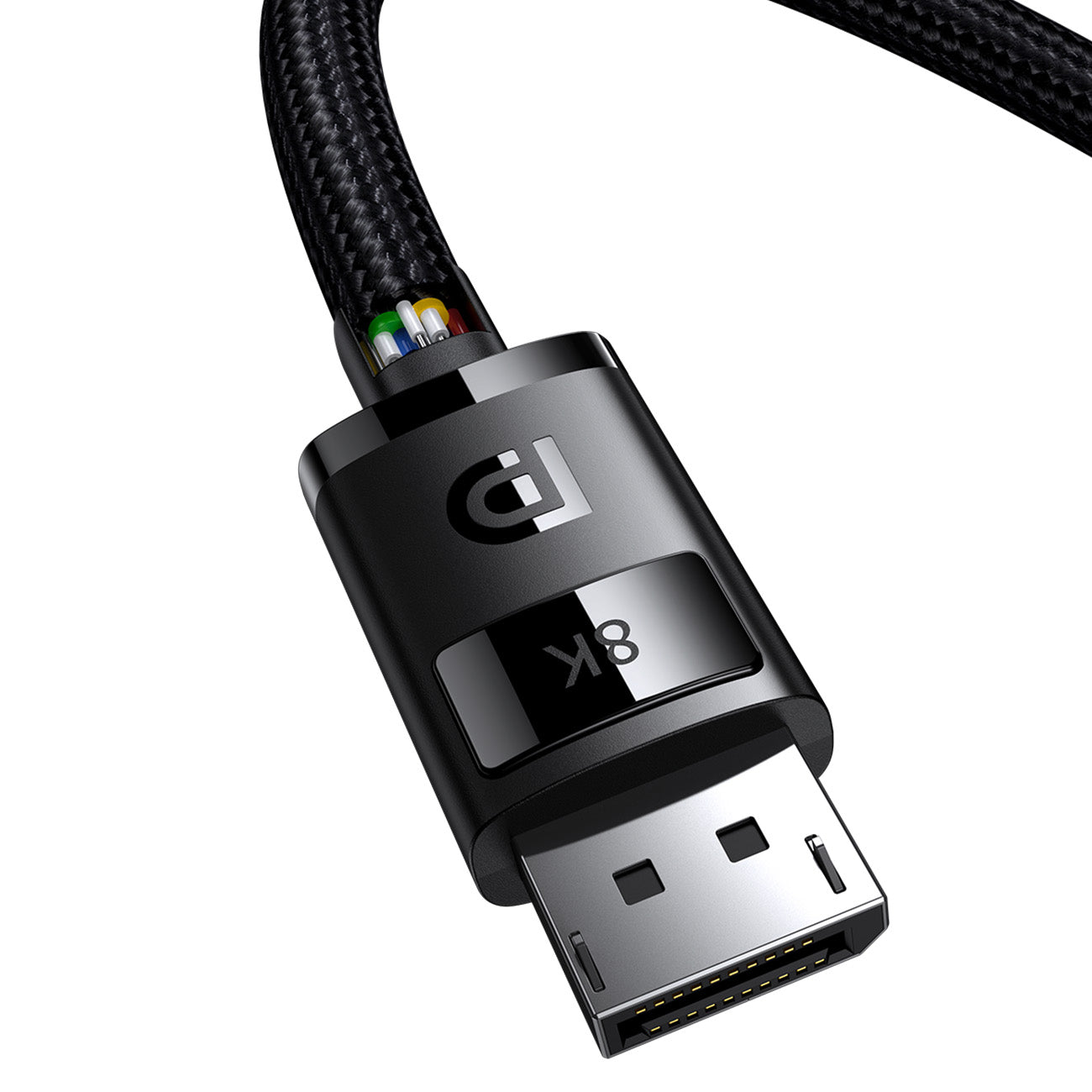 Baseus High Definition DisplayPort Kabel 8K 60Hz, HDR, 3D, 1,5m, Schwarz