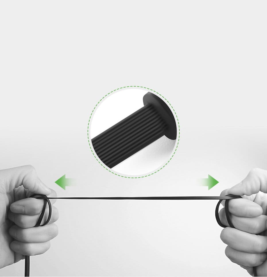 Audiokabel miniklinke 3,5 mm zu AUX, Ugreen, 2 m, Schwarz mit grauen Steckern
