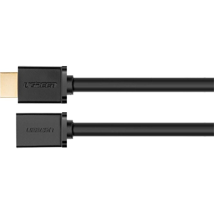 Adapterkabel HDMI (Stecker) - HDMI (Buchse), Ugreen 19 pin, 4K 60Hz, 2 m, Schwarz