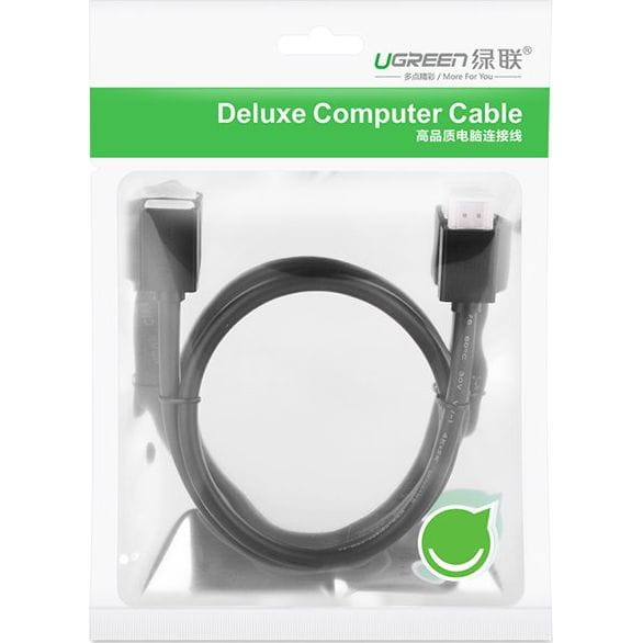 Adapterkabel HDMI (Stecker) - HDMI (Buchse), Ugreen 19 pin, 4K 60Hz, 2 m, Schwarz