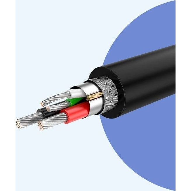 Kabel Ugreen USB-A / Micro USB, 2A, 2 m, Schwarz