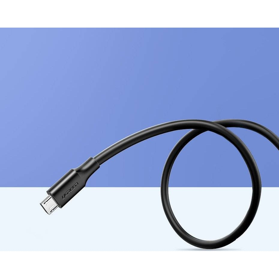 Kabel Ugreen USB-A / Micro USB, 2A, 2 m, Schwarz
