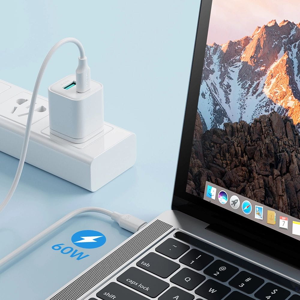 Ladekabel / Datenkabel USB-C zu USB-C, Joyroom Long Lasting Fast Charging, 60W/3A, 1m, Weiß