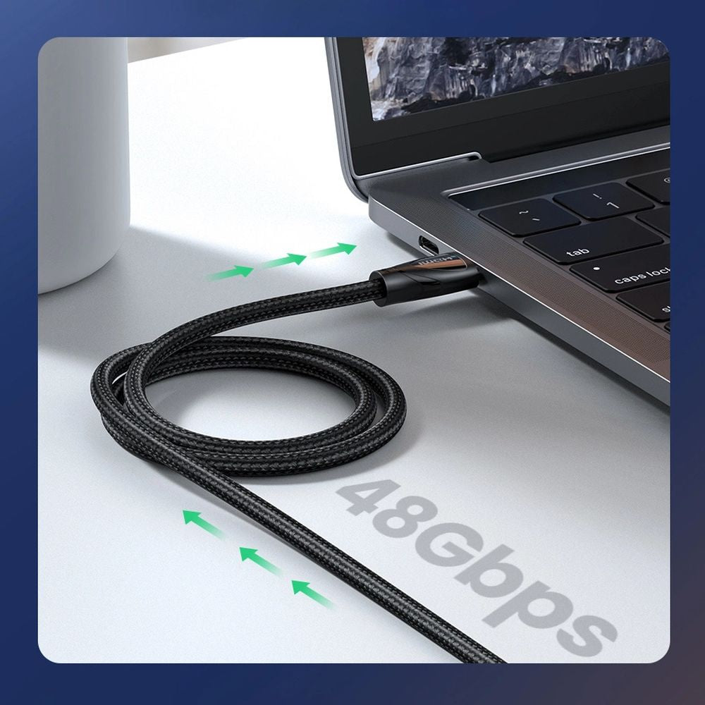 Nylon Kabel Ugreen HD140 HDMI 2.1, 8K / 60Hz, 3 m, Schwarz