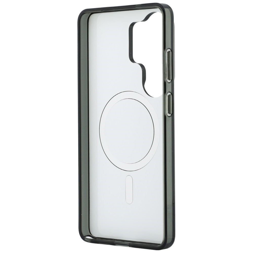 Handyhülle für Galaxy S26 Ultra,  Karl Lagerfeld IML Print MagSafe, Rauchig mit Karl Lagerfeld und seiner Katze Choupette