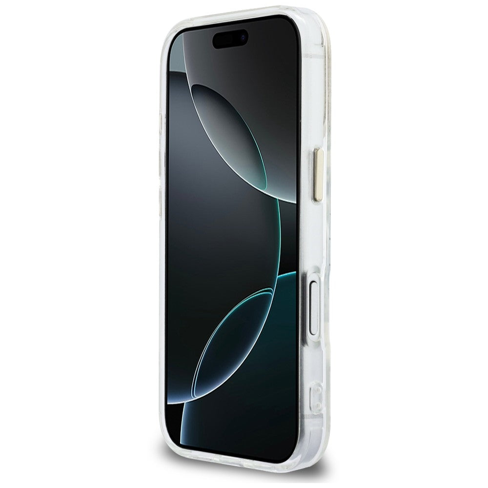Handyhülle für iPhone 18 Pro / 17 Pro, Karl Lagerfeld IML K Head mit MagSafe, Transparent