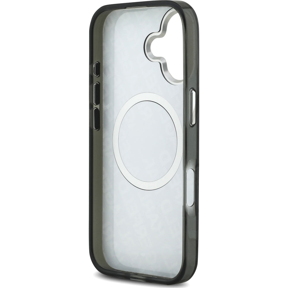 Handyhülle für iPhone 17, Karl Lagerfeld IML Choupette Head Logo MagSafe , Schwarz