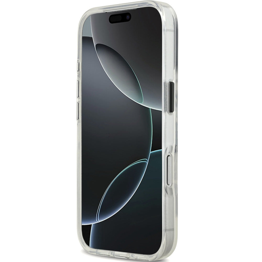 Handyhülle für iPhone 17 Pro, Karl Lagerfeld IML Karl Sketch Logo mit MagSafe, Transparent