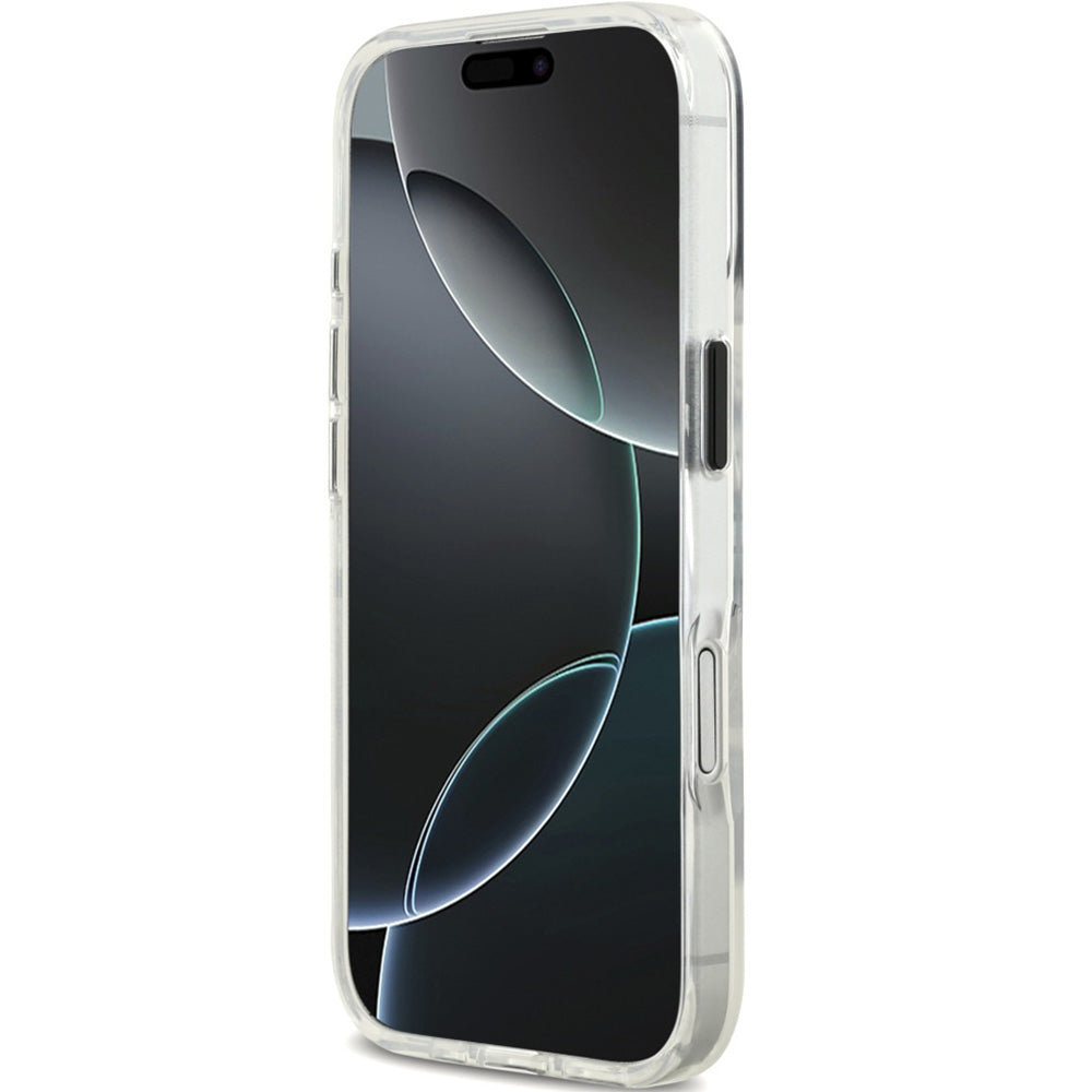 Handyhülle für iPhone 17, Karl Lagerfeld IML Karl Sketch Logo mit MagSafe, Transparent