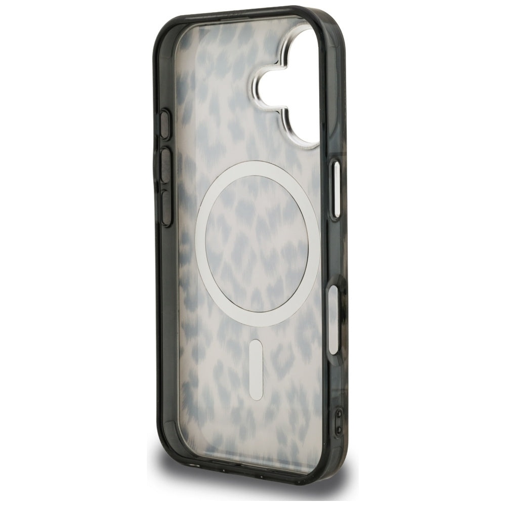 Handyhülle Karl Lagerfeld IML Leopard Pattern MagSafe für iPhone 16, Braun