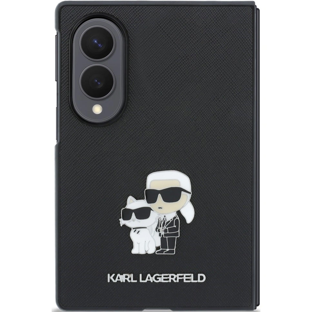 Handyhülle Karl Lagerfeld Saffiano Pins für Galaxy Z Fold8, Schwarz