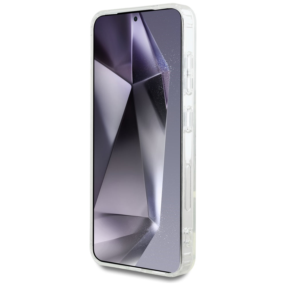 Handyhülle für Galaxy S25 Plus, Karl Lagerfeld Button Choupette Head mit MagSafe, Transparent