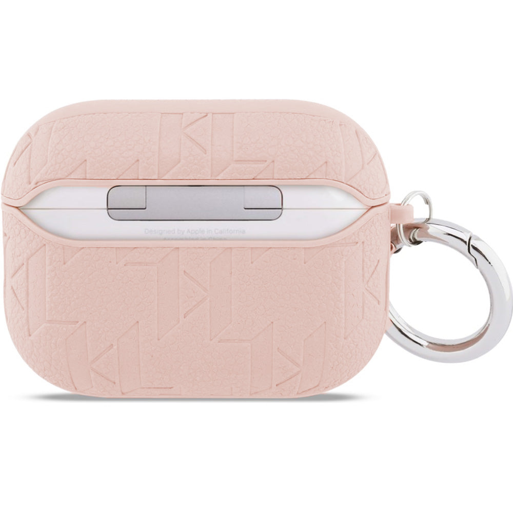 Schutzhülle für AirPods Pro 3, Karl Lagerfeld Monogram Choupette Head, Rosa
