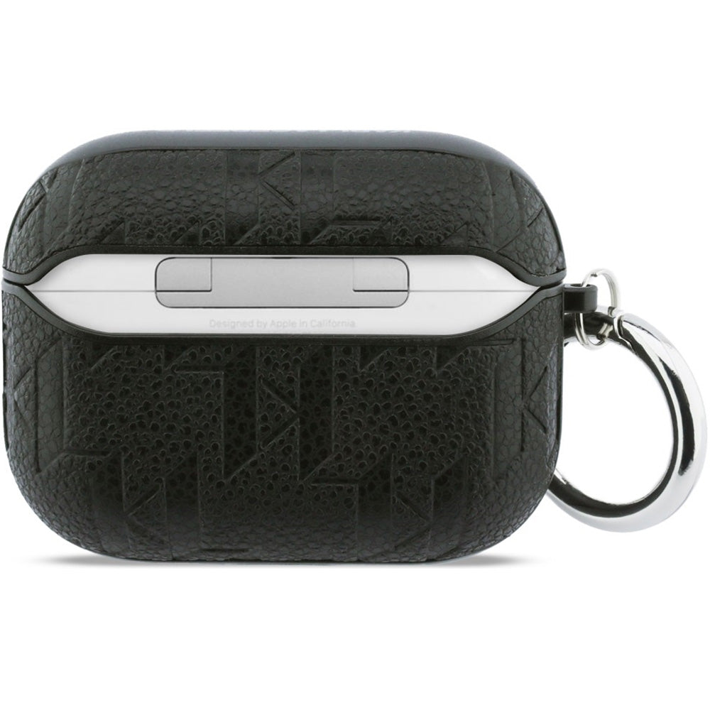 Schutzhülle für AirPods Pro 3, Karl Lagerfeld Monogram Karl and Choupette Head, Schwarz