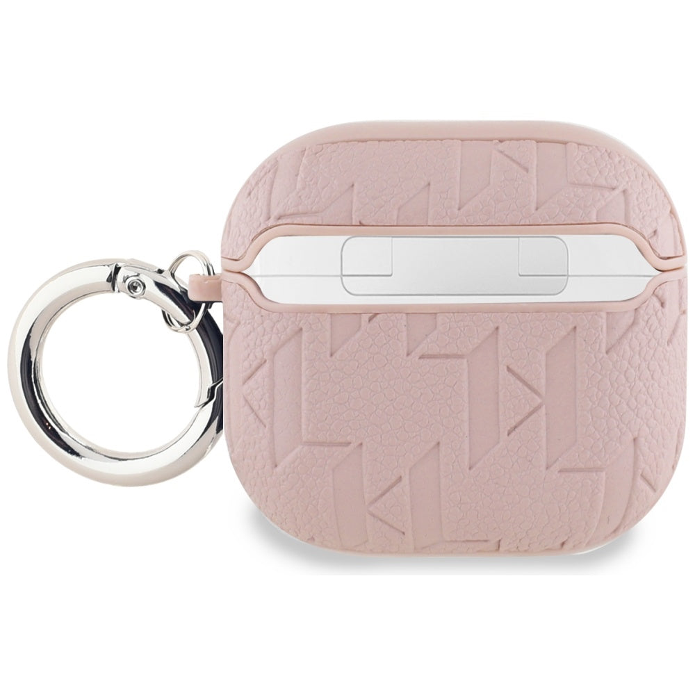 Schutzhülle für AirPods 5 / 4, Karl Lagerfeld Monogram Karl Head, Rosa