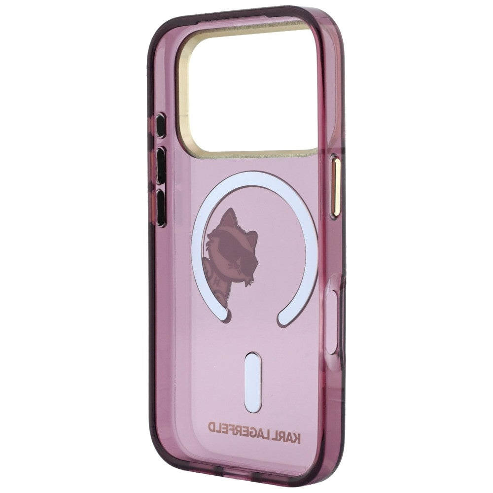 Karl Lagerfeld Handyhülle Peekaboo Logo do MagSafe für iPhone 18 Pro / 17 Pro Burgundy (7/8)