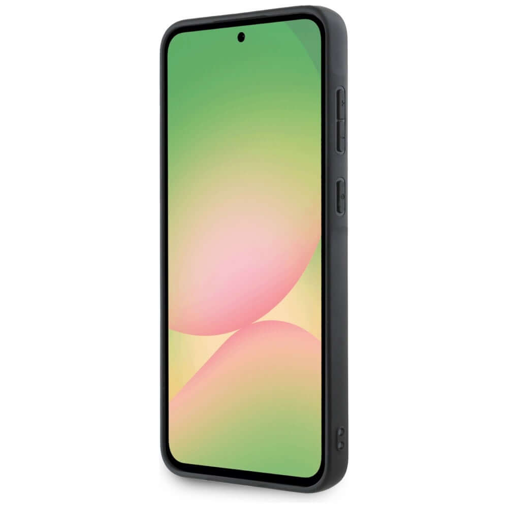 Handyhülle für Galaxy A56 5G, Karl Lagerfeld Hardcase Saffiano Metal Logo, Schwarz