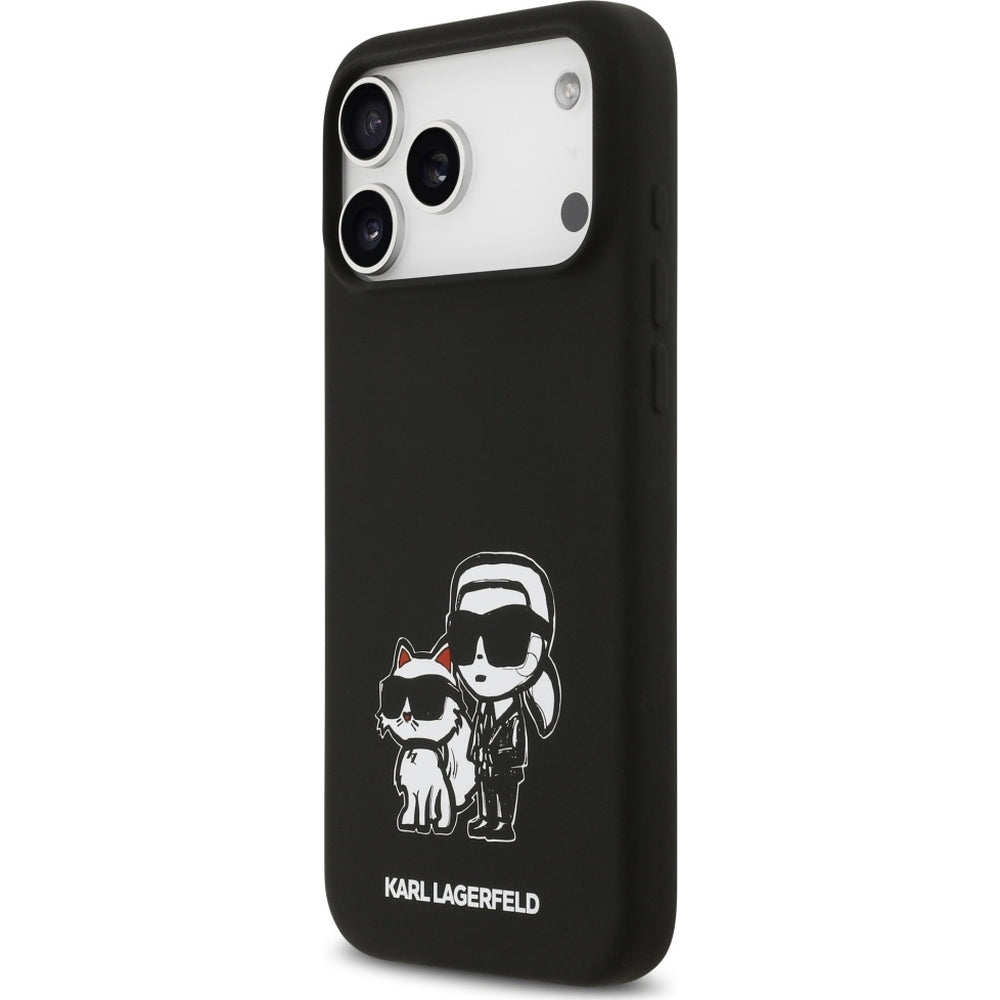 Handyhülle für iPhone 17 Pro Max, Karl Lagerfeld Silicone K and C Sket