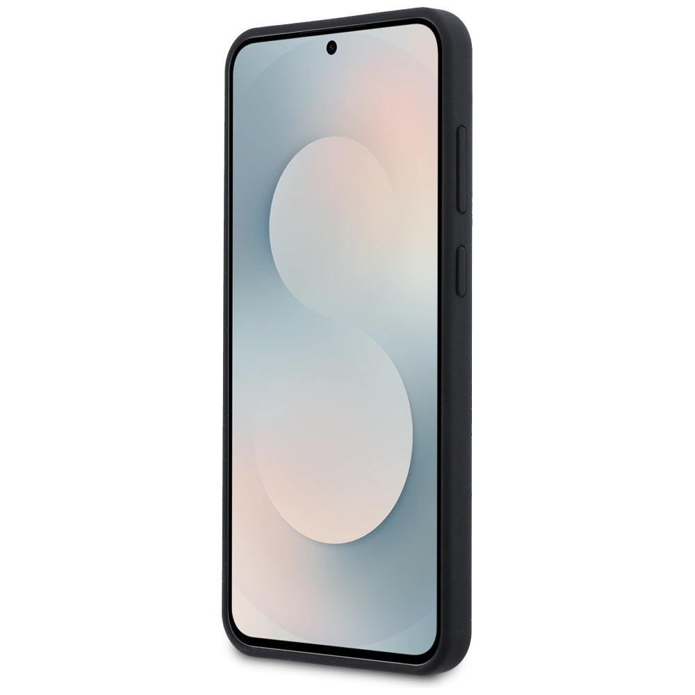 Handyhülle für Galaxy S25 FE, Karl Lagerfeld Hard Case Silicone Karl & Choupette Heads Ring MagSafe, Schwarz