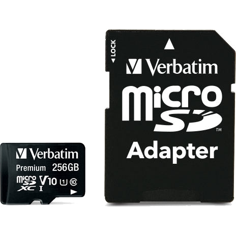 Speicherkarte Verbatim Premium microSDXC 256 GB V10 U1