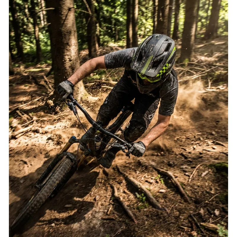 Fahrradhelm Vayox Enduro mit abnehmbarem Kinnschutz VA0421BS 48-52 cm, Größe S, Schwarz