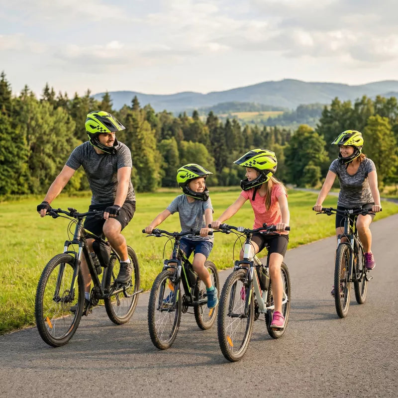 Fahrradhelm Vayox Enduro mit abnehmbarem Kinnschutz VA0421GM 54-58 cm, Größe M, Grün
