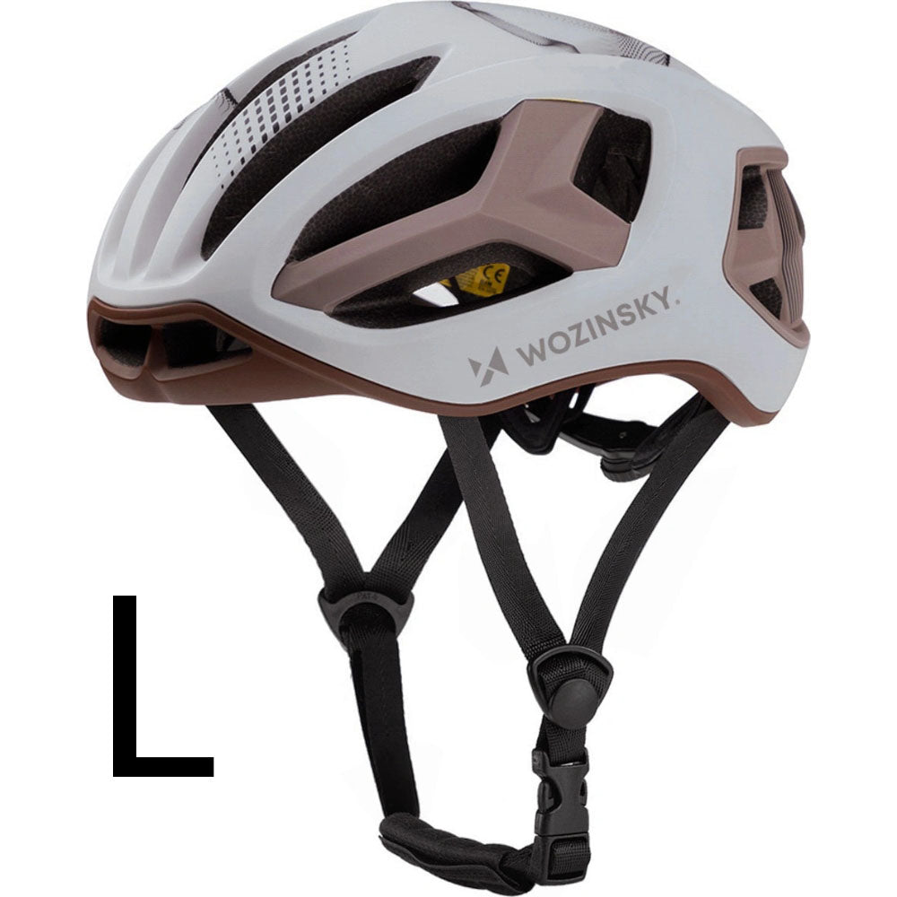 Rennradhelm MTB- Fahrradhelm Wozinsky HT-68 L, 57-62 cm, Braun
