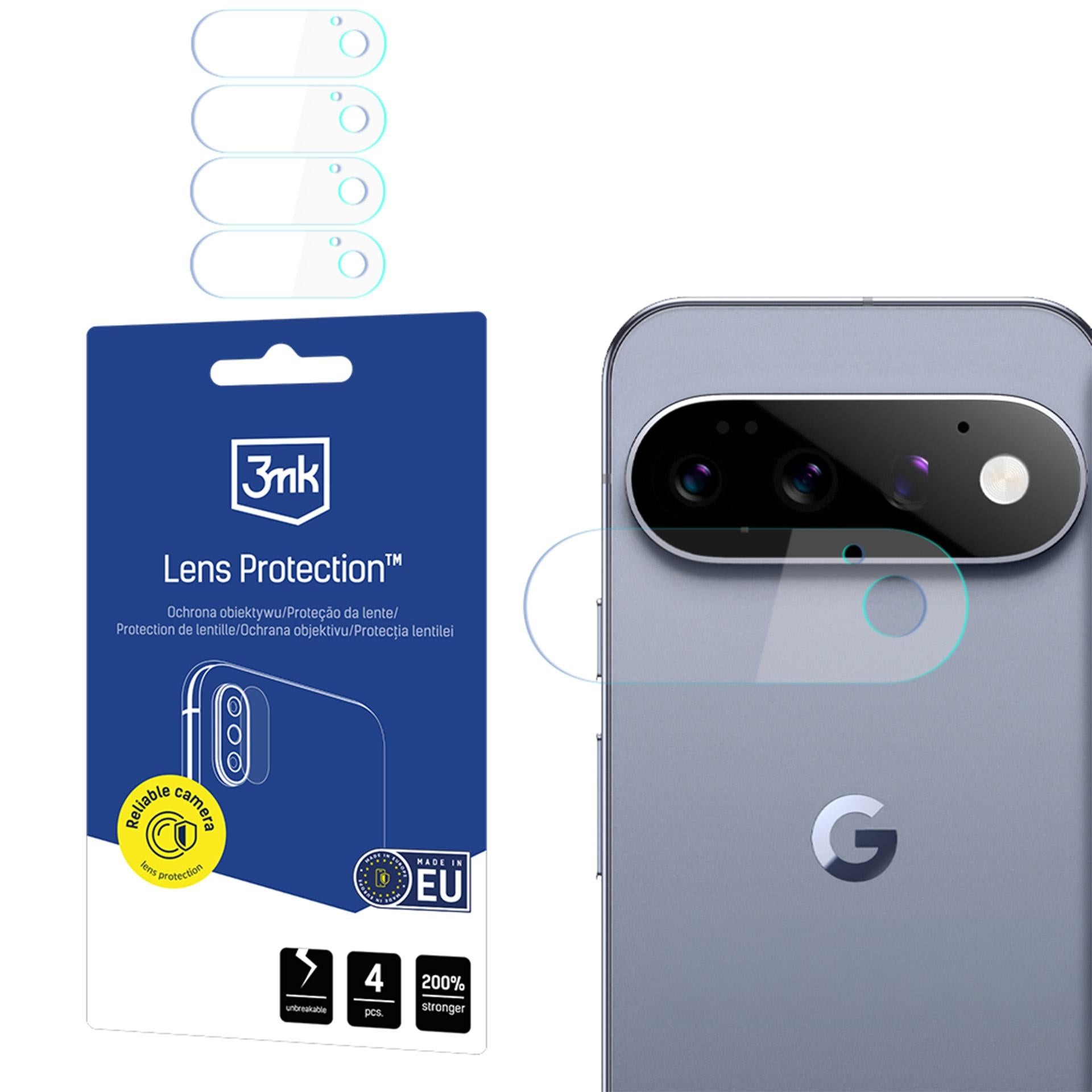 Objektivschutz für Google Pixel 11 Pro, 3mk Lens Protection, 4 Sätze