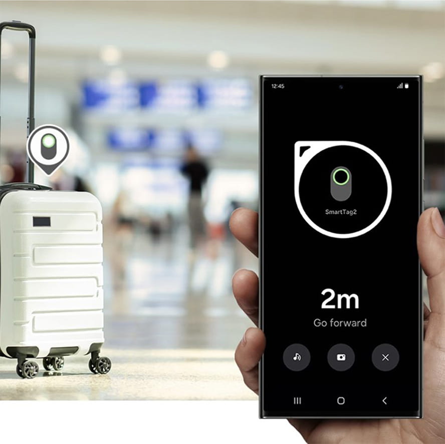 Samsung Galaxy SmartTag2 Bluetooth-Ortungsgerät / Tracker, Schwarz