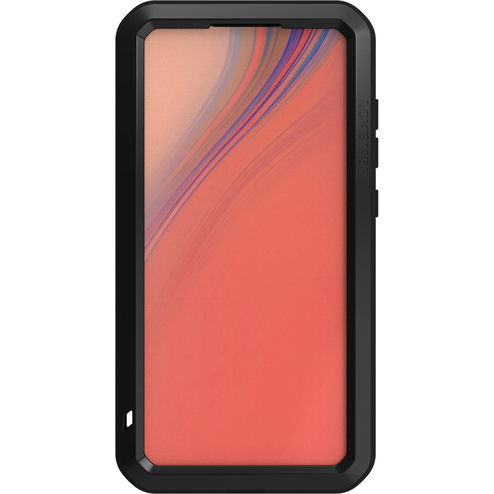 Handyhülle für Galaxy S24 FE, Love Mei Powerful mit Glas, Schwarz